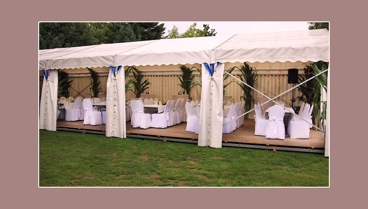 Hochzeitsdeko Gartenhochzeit Zelthochzeit Niederkrüchten Mönchengladbach